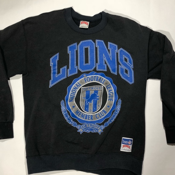vintage detroit lions crewneck